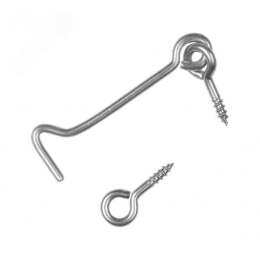 Крюк дверной 140 мм оцинкованный (1 шт.)