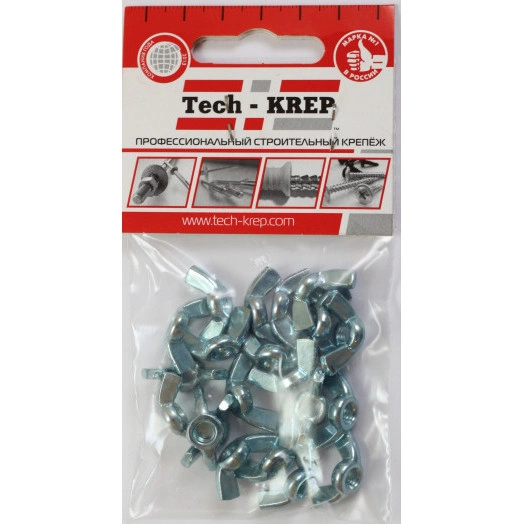 Гайка DIN315 М12 барашковая оцинкованная (4 шт)