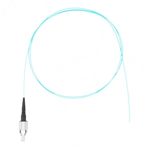 Шнур оптический монтажный (пигтейл), FC, OM3, нг(А)-HF, бирюзовый, 1,5 м