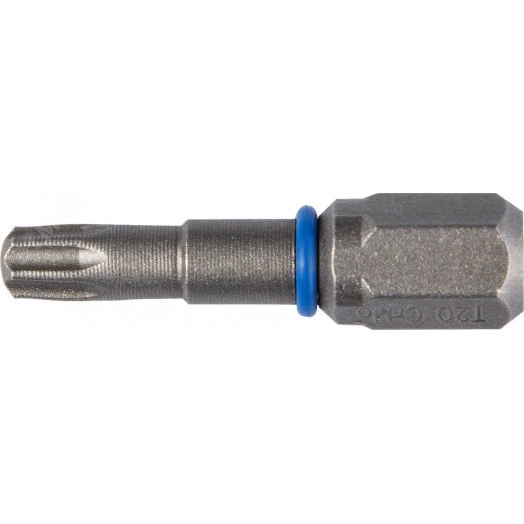 Биты ''ЭКСПЕРТ'' торсионные кованые, обточенные, хромомолибденовая сталь, тип хвостовика C 1/4'', T10, 25мм, 2шт