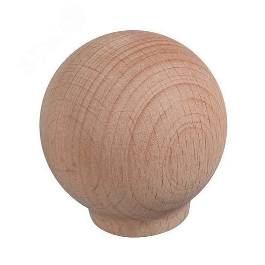 Ручка мебельная деревянная D30 шар (1 шт.)