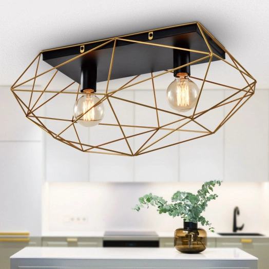 Светильник потолочный Rivoli Roxana 4097-312 2 х Е27 40 Вт дизайн для натяжных потолков