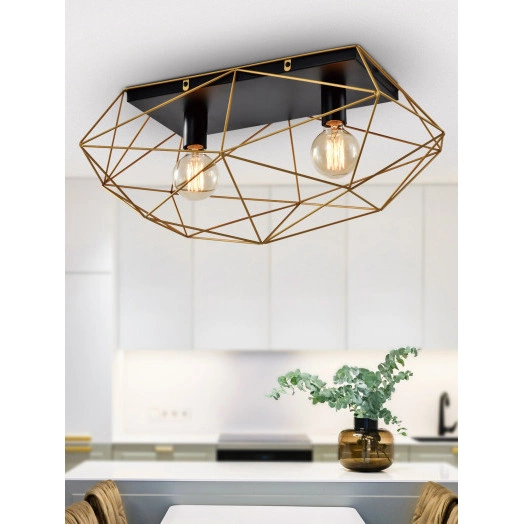 Светильник потолочный Rivoli Roxana 4097-312 2 х Е27 40 Вт дизайн для натяжных потолков