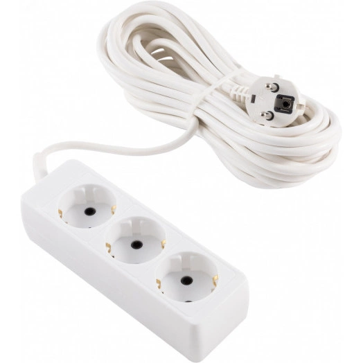 Удлинитель ENGY 'Гранд' 5м/3роз. с заземлением (ПВС 3х0,75) черный