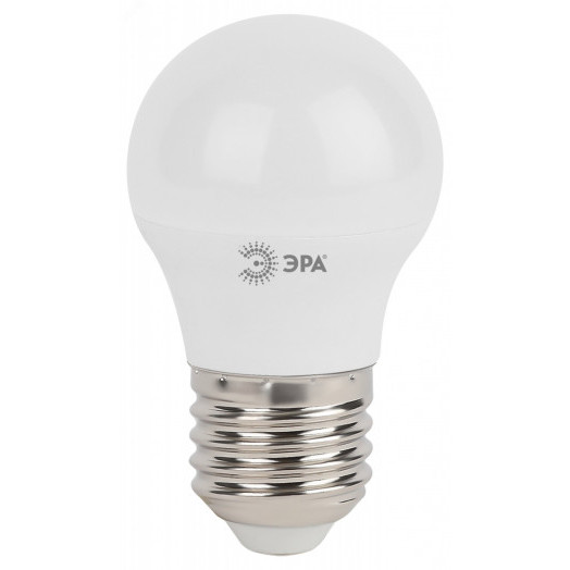 LED P45-9W-840-E27 ЭРА (диод, шар, 9Вт, нейтр, E27) (10/100/3600)