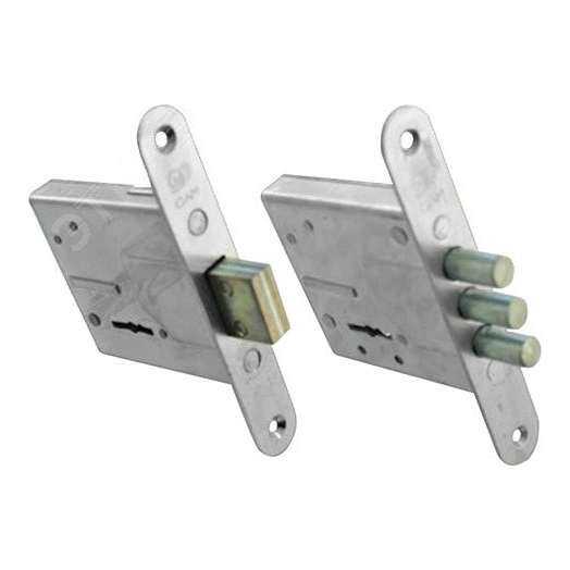 Замок врезной 3В8-4С, прямоугольный ригель