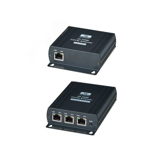 Передатчик+приёмник (комплект) для передачи HDMI сигнала HE03L-4K