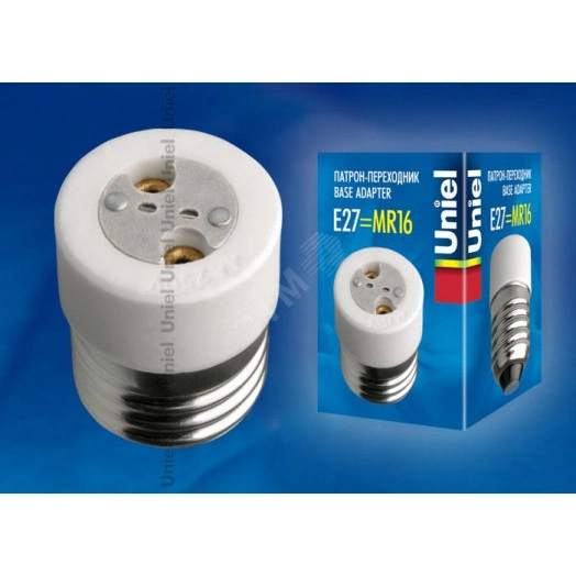 Переходник LH27-MR16 с цоколя Е27 на MR16 керамика