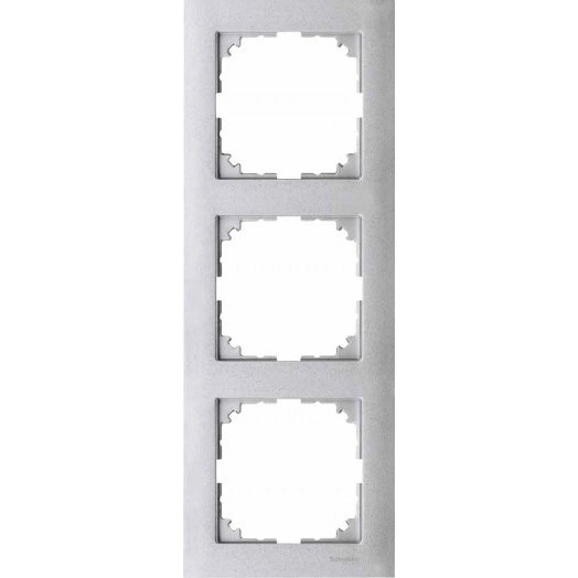 M-Pure Рамка 3 поста алюминий