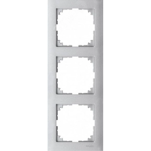M-Pure Рамка 3 поста алюминий