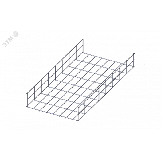 Лоток проволочный прямой усиленный диаметр проволоки 5 мм  ППУ5.350.105.3000.10.0