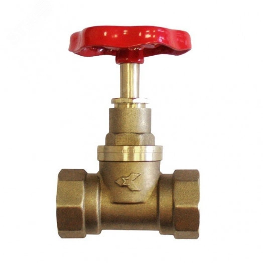 Клапан запорный латунь 15б1п Ду20 Ру16 муфтовый