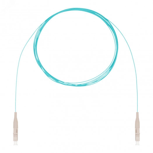 Шнур оптический монтажный (пигтейл), LC-LC, OM3, нг(А)-HF, бирюзовый, 3,0 м