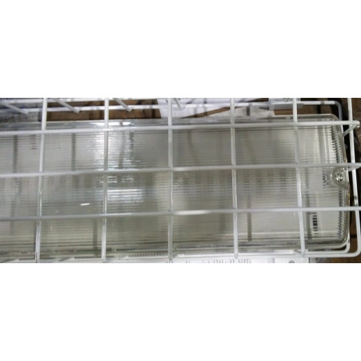 Защитная решетка для аварийного светильника IP65 390х134мм белая с набором креплений Вартон