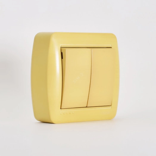 Демет Выключатель двойной ясень