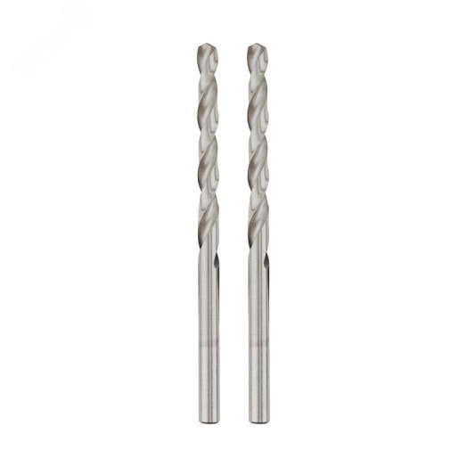 Сверло по металлу 3 мм P6M5 M-2 (упак - 2 шт.) DIN 338
