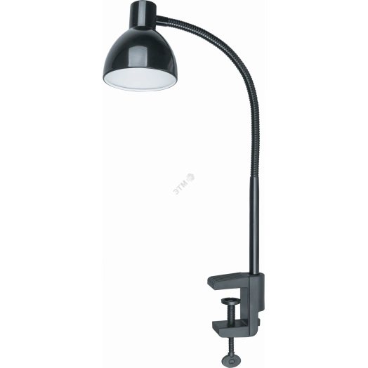 Светильник настольный светодиодный NDF-C010-6W-4K-BL-LED на струбцине черный