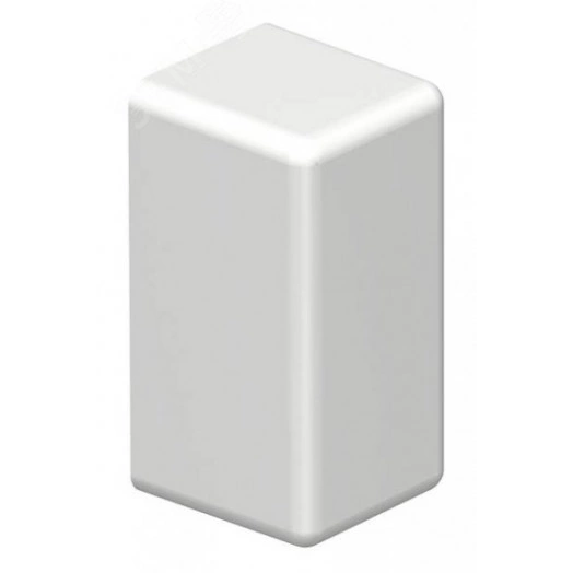 Заглушка кабельного канала торцевая WDKH 10x20 мм (ABS-пластик, белый)