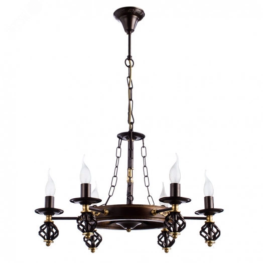 Люстра Arte Lamp CARTWHEEL A4550LM-6CK