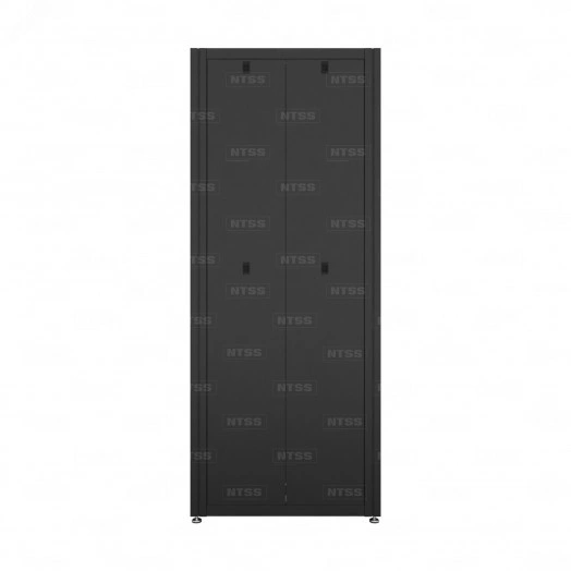 Шкаф напольный телекоммуникационный NTSS RS 47U 600х800мм, 4 профиля 19, двери стекло и сплошная металл, регулируемые опоры, боковые стенки съемные, разобранный, черный RAL 9005