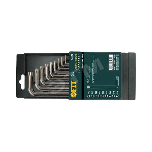 Ключи ''звездочки'' 9 шт CrV Т10-Т50 (в коробочке) Профи