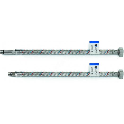 Подводка для смесителя со стальной гайкой 120 см (2 шт.)