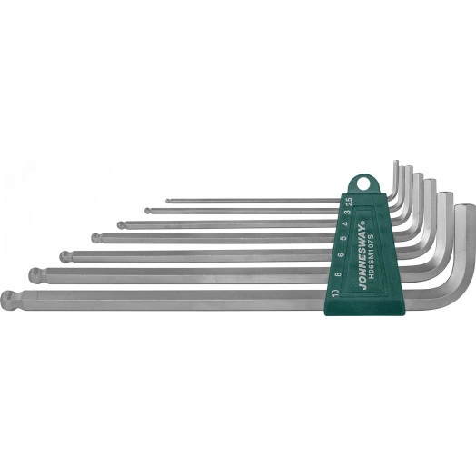 Набор ключей торцевых шестигранных удлиненных с шаром, 7 предметов