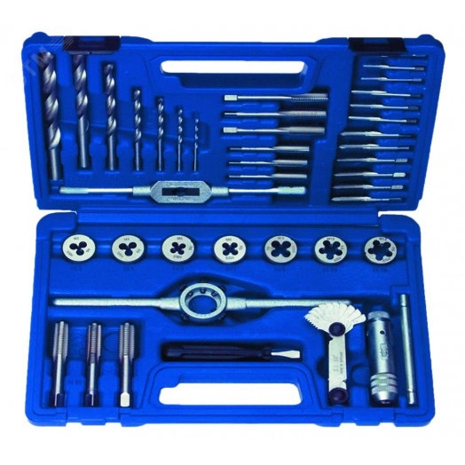 Набор резьбонарезного инструмента COMBI No KH46 HSS, 40 пр., M3-M4-M5-M6-M8-M10-M12