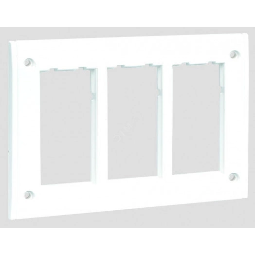 Connect Рамка на 3 S-модуля к монтажной коробке SBM250, Сима Про, белый