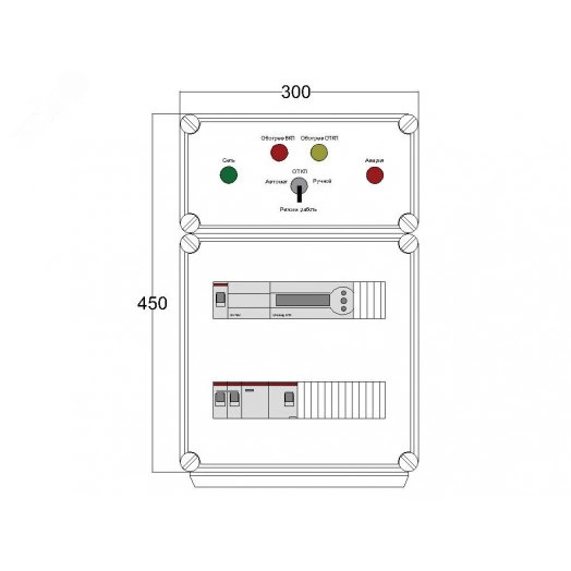 Щит управления электрообогревом DEVIBOX HR 1x1700 D850 (в комплекте с терморегулятором)