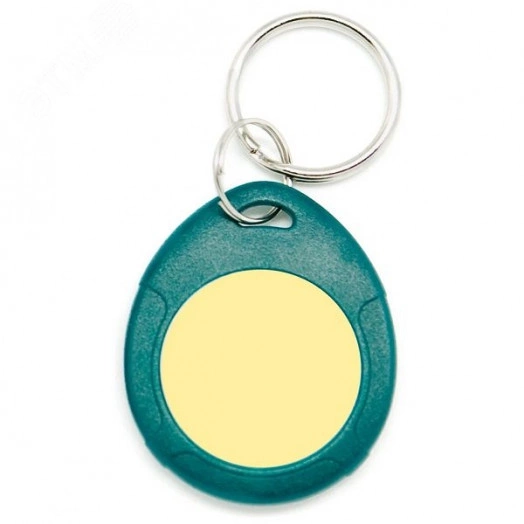 Брелок EM, IL-07EGY, с кольцом, зеленый+желтый