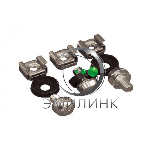 Комплект крепежа NTSS винт+шайба+гайка M6x16 50шт