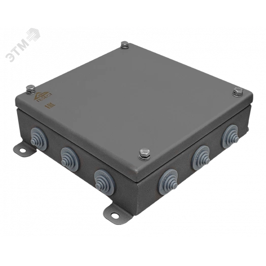 Коробка монтажная КМ IP55-2020, корпус из нержавеющей стали, количество вводов 12