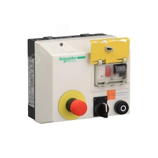 Пускатель в корпусе 6-10A реверсивный/ встроенный трансформатор