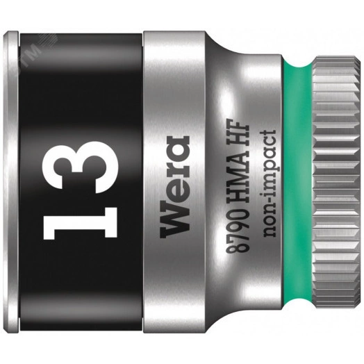 Головка торцевая шестигранная 8790 HMA HF Zyklop DR 1/4 с функцией фиксации крепежа 13 x 23 мм