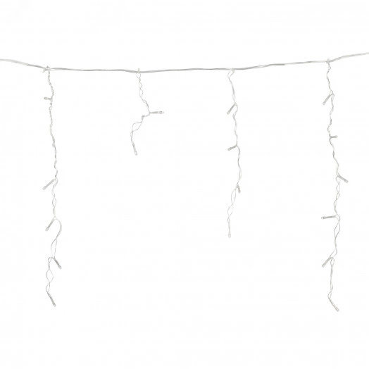 Гирлянда Бахрома светодиодная с контроллером 1,8 м 48 Светодиодов разноцветный свет прозрачный   провод ULD-B1805-048/DTA MULTI IP20