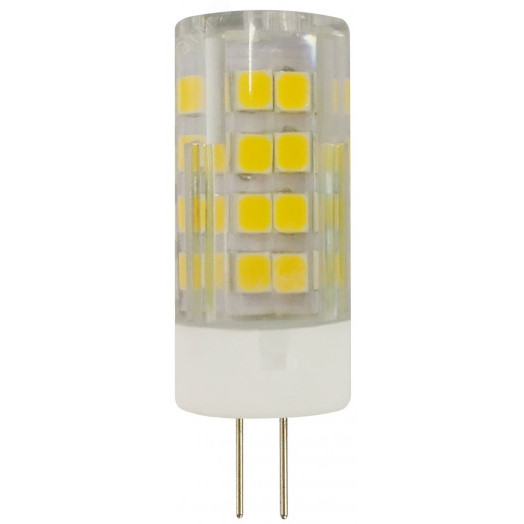 Лампа светодиодная LED JC-3,5W-220V-CER-827-G4 (диод, капсула, 3,5Вт, тепл, G4) ЭРА (100/1000/30000) ЭРА