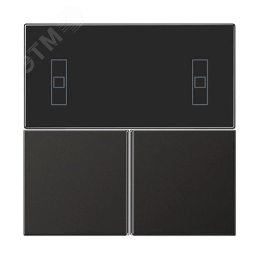 Набор накладок антрацит (лакиров. алюминий)