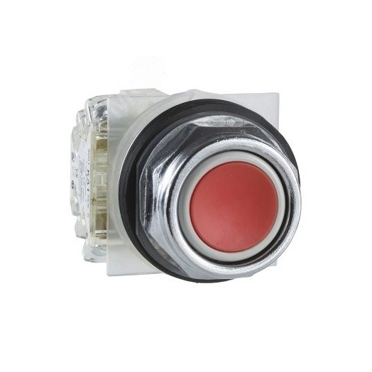 Кнопка утопленная красная