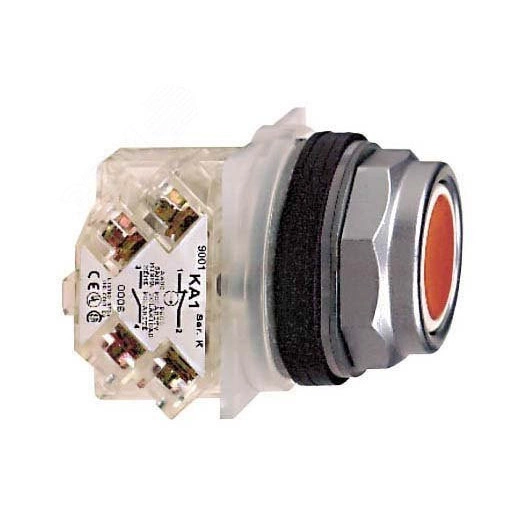 Кнопка утопленная красная