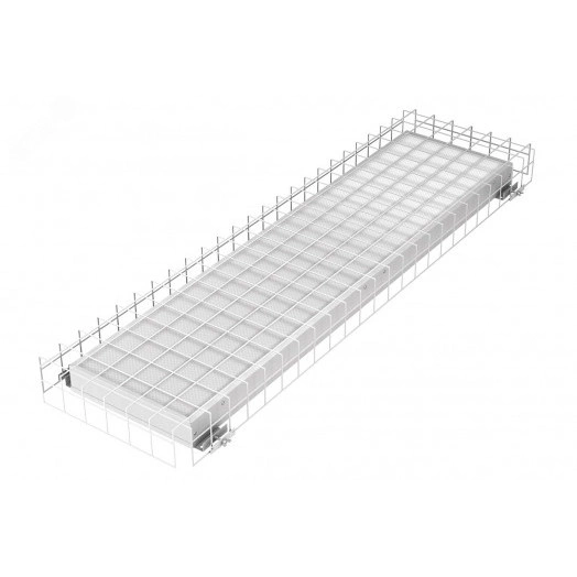 Светильник LED ОФИС СПОРТ (СПО) 33Вт 3100Лм 3,0К текстурированный рассеиватель, защитная решетка IP20 накладной