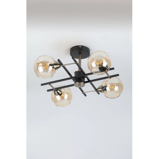 Люстра  Rivoli Hannelore 3109-304 4 * Е14 40 Вт модерн