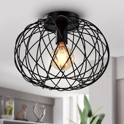 Светильник потолочный Rivoli Nora 5092-201 1 х Е27 40 Вт лофт-кантри для натяжных потолков