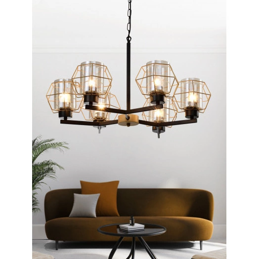 Люстра  Rivoli Gabriele 5025-206 6 х Е27 40 Вт лофт - кантри