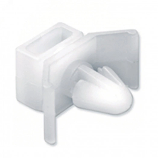 Держатель к хомуту 8.1мм дюбельного типа белый (100шт)