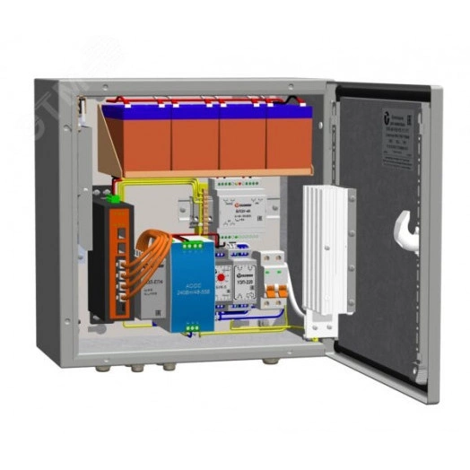 Узел коммутационный 4хPoE, 2хSFP, 180 Вт, АС 230В, 50 Гц IP66, 380х380х210 мм