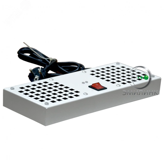 Модуль вентиляторный NTSS потолочный, 2 элемента, без термостата, для настенных шкафов W, WS, LIME, серый 7035