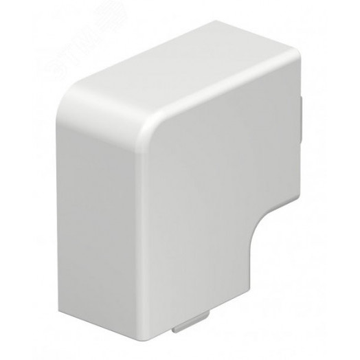 Крышка плоского угла кабельного канала WDKH 30x45 мм (ABS-пластик, белый)