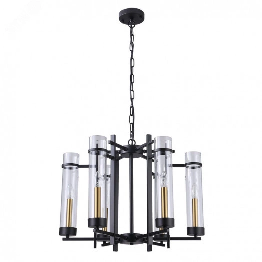 Люстра Arte Lamp HUGO A1688LM-6BK