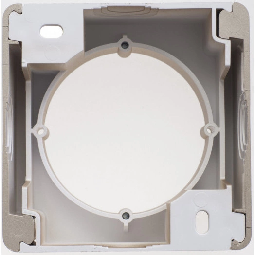 GLOSSA Коробка для наружного монтажа титан